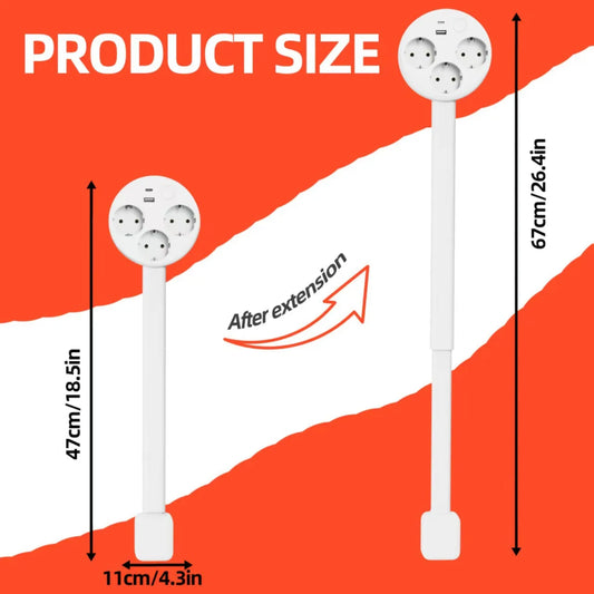 NF-EX230SafeLink™ Dual Surge Protected Extension Socket