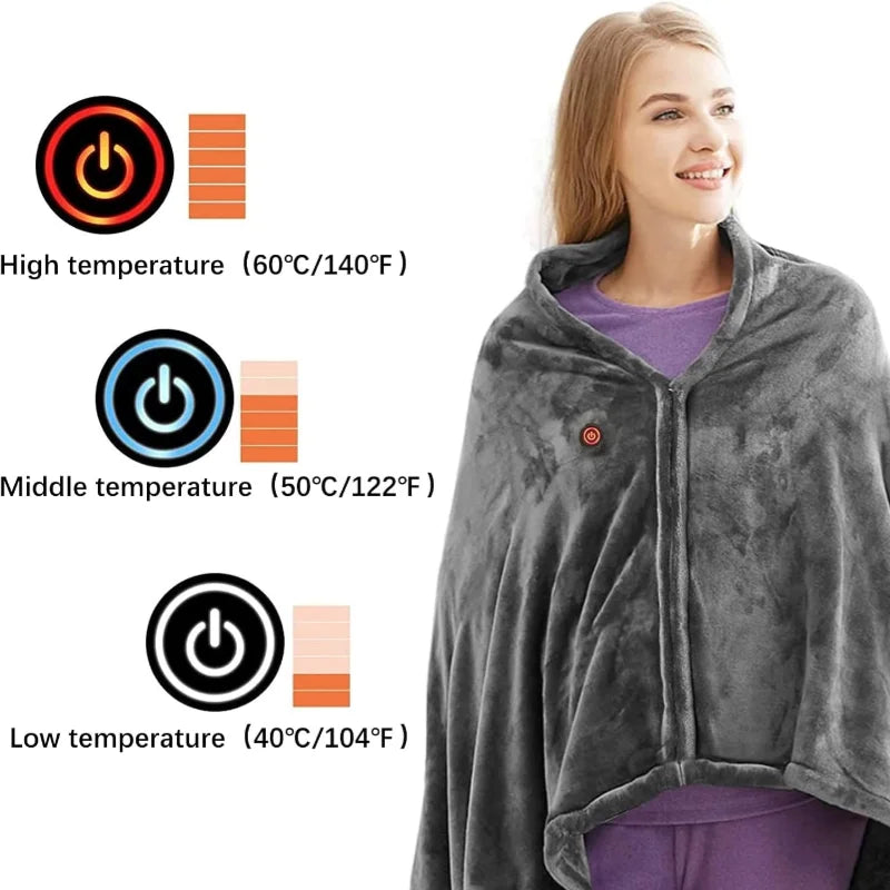 NF-HW210Comfort+™ Heated Wearable Blanket Shawl